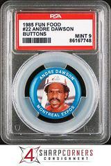 Andre Dawson #22 Baseball Cards 1985 Fun Food Buttons Prices