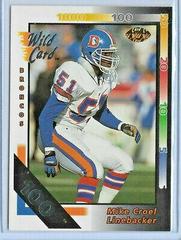 Mike Croel [100 Stripe] #113 Football Cards 1992 Wild Card Prices