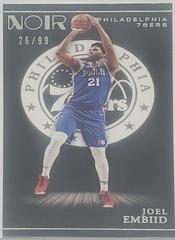 Joel Embiid #103 Basketball Cards 2020 Panini Noir Prices