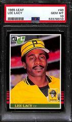Lee Lacy Baseball Cards 1985 Leaf Prices
