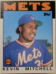 Kevin Mitchell #74T Baseball Cards 1986 Topps Traded Prices