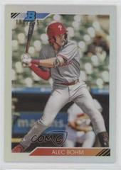 Alec Bohm [Refractor] #AB Baseball Cards 2020 Bowman Heritage Chrome Prospects Prices