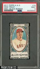 Mike Trout [Mini Black Border] #10 Baseball Cards 2017 Topps Allen & Ginter Prices