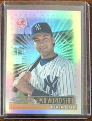 Derek Jeter [Refractor] Baseball Cards 2000 Topps Chrome Prices
