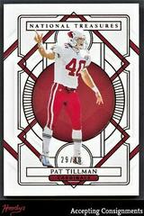 Pat Tillman [Jersey Number Red] #4 Football Cards 2020 Panini National Treasures Prices