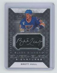 Brett Hull Hockey Cards 2021 Upper Deck Black Diamond Silver on Black Signatures Prices
