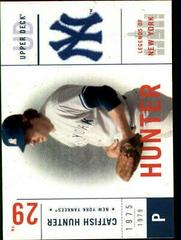 Catfish Hunter #98 Baseball Cards 2001 Upper Deck Legends of NY Prices