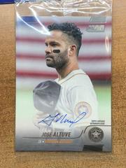 Jose Altuve Baseball Cards 2022 Stadium Club Oversized Box Topper Autograph Prices