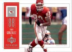 Tony Gonzalez Football Cards 2002 Upper Deck Piece of History Prices