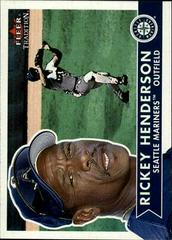 Rickey Henderson #201 Baseball Cards 2001 Fleer Prices