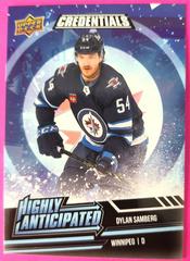 Dylan Samberg #HA-23 Hockey Cards 2022 Upper Deck Credentials Highly Anticipated Prices