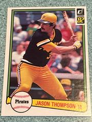 Jason Thompson #502 Baseball Cards 1982 Donruss Prices