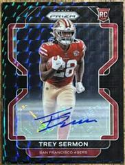 Trey Sermon [Autograph Green Shimmer] #354 Football Cards 2021 Panini Prizm Prices