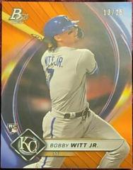 Bobby Witt Jr. [Orange] #51 Baseball Cards 2022 Bowman Platinum Prices