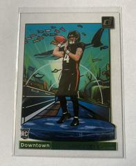 Desmond Ridder #DT-DR Football Cards 2022 Panini Clearly Donruss Downtown Prices