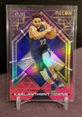 Karl Anthony Towns [Blue] #4 Basketball Cards 2021 Panini Recon Prices