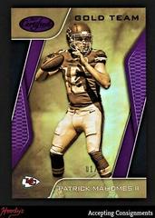 Patrick Mahomes II [Mirror Purple] #GT-PM Football Cards 2017 Panini Certified Gold Team Prices