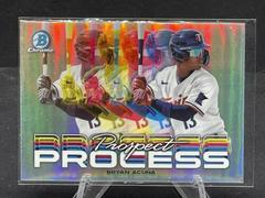Bryan Acuna Baseball Cards 2023 Bowman Chrome Prospect Process Prices