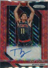 Trae Young [Choice Prizm] Basketball Cards 2018 Panini Prizm Rookie Signatures Prices