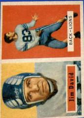Jim David #150 Football Cards 1957 Topps Prices