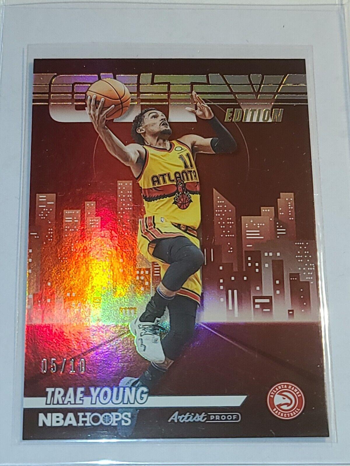Trae Young [Artist Proof Gold] #21 Prices | 2022 Panini Hoops City ...