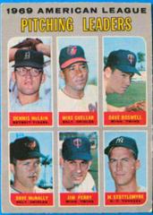 AL Pitching Leaders #70 Baseball Cards 1970 O Pee Chee Prices