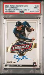 Bryce Miller #RDP-BMR Baseball Cards 2023 Topps Chrome Update MLB Debut Patch Autograph Prices