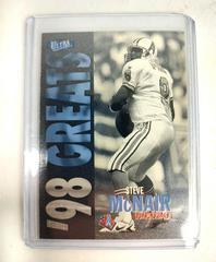 Steve McNair [Platinum Medallion] Football Cards 1998 Ultra Prices