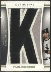Paul Konerko #DNC-PK Baseball Cards 2023 Topps Definitive Nameplate Collection Prices