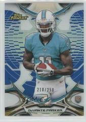 DeVante Parker [Blue Refractor] Football Cards 2015 Topps Finest Prices
