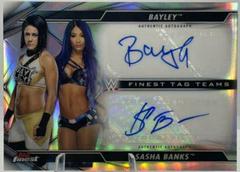 Sasha Banks, Bayley #TT-BH Wrestling Cards 2020 Topps WWE Finest Tag Teams Autographs Prices
