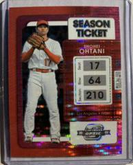 Shohei Ohtani [Pink Pulsar] #4 Baseball Cards 2022 Panini Chronicles Contenders Optic Prices