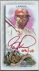 Barry Larkin [Red Ink] #MA-BLA Baseball Cards 2022 Topps Allen & Ginter Mini Autographs Prices