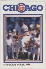 Dickie Noles #47 Baseball Cards 1987 Cubs David Berg Prices