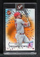 Mike Trout [Orange Pristine] Baseball Cards 2023 Topps Pristine Prices