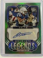 Jonathan Taylor [Green] #AL-JT Football Cards 2022 Panini Absolute Legends Signatures Prices