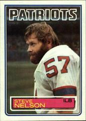 Steve Nelson Football Cards 1983 Topps Prices