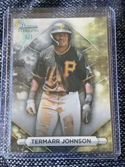 Termarr Johnson [Superfractor] #BSP-73 Baseball Cards 2023 Bowman Sterling Prices