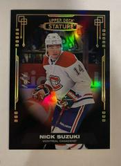 Nick Suzuki [Photo Variant Black] #2 Hockey Cards 2021 Upper Deck Stature Prices