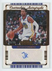 Jonathan Kuminga [Bronze] #CA-JKM Basketball Cards 2022 Panini Contenders Autographs Prices
