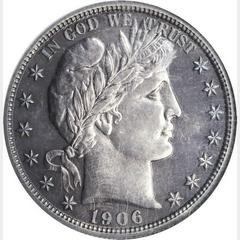 1906 [PROOF] Coins Barber Half Dollar Prices