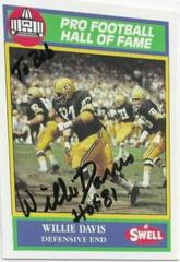 Willie Davis #113 Football Cards 1990 Swell Greats Prices