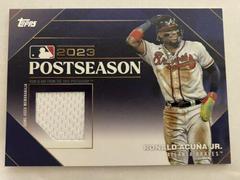 Ronald Acuna Jr. #PPR-RA Baseball Cards 2024 Topps Postseason Performance Relic Prices