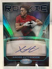 Xavier Hutchinson [Teal] #RS-10 Football Cards 2023 Panini Certified Rookie Signatures Prices