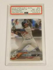 Ronald Acuna [Autograph] #RA Baseball Cards 2018 Topps Clearly Authentic Prices