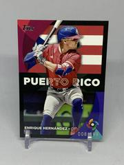 Enrique Hernandez [Black] #WBC-48 Baseball Cards 2023 Topps World Classic Stars Prices