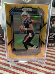 Bailey Zappe [Gold] #305 Football Cards 2022 Panini Prizm Prices