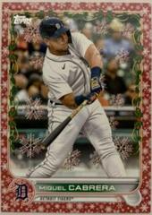Miguel Cabrera [Red] #HW8 Baseball Cards 2022 Topps Holiday Prices