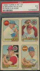 Glenn Beckert, Max Alvis, Rick Wise, Ron Fairly Baseball Cards 1969 Topps 4 in 1's Prices