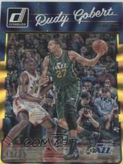 Rudy Gobert Yellow Laser #50 Basketball Cards 2016 Panini Donruss Prices